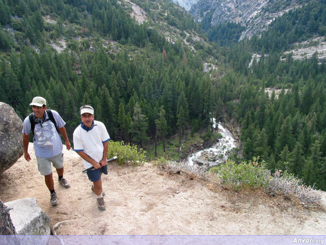 Kashkooli and Mahmood on the Top of Nevada Fall - Kashkooli and Mahmood on the Top of Nevada Fall 