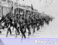 Soldiers March in Ghazvin in 1320
